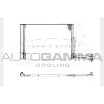 Condenseur, climatisation AUTOGAMMA OEM 64536918597