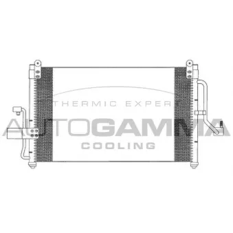 AUTOGAMMA 103741 - Condenseur, climatisation
