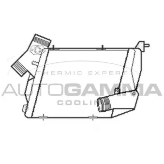 Intercooler, échangeur AUTOGAMMA 103764