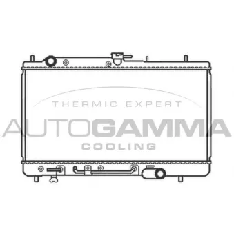 AUTOGAMMA 103798 - Radiateur, refroidissement du moteur