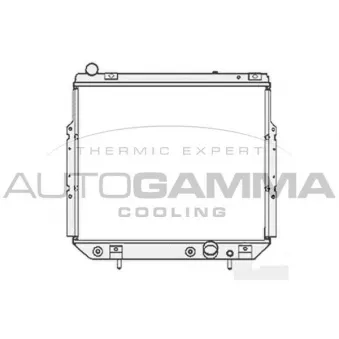Radiateur, refroidissement du moteur AUTOGAMMA 103801