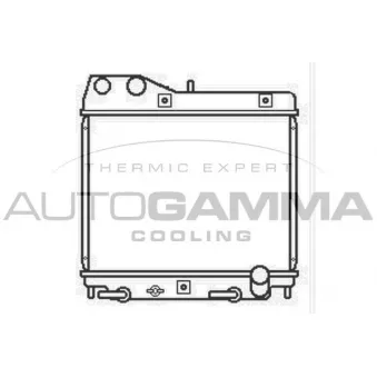 Radiateur, refroidissement du moteur AUTOGAMMA OEM 19010PWA901