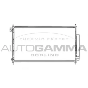 Condenseur, climatisation AUTOGAMMA OEM 80110SEA003