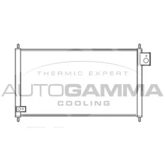 Condenseur, climatisation AUTOGAMMA 103845