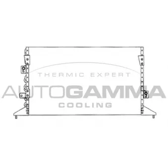 Condenseur, climatisation AUTOGAMMA 103850