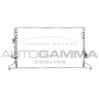 AUTOGAMMA 103850 - Condenseur, climatisation