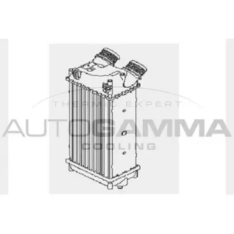 Intercooler, échangeur AUTOGAMMA OEM 0384H5