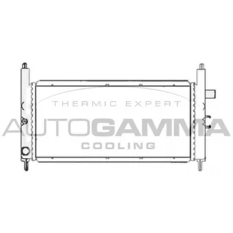 Radiateur, refroidissement du moteur AUTOGAMMA OEM GRD979