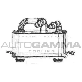 AUTOGAMMA 103892 - Radiateur d'huile