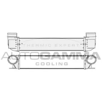 Intercooler, échangeur AUTOGAMMA OEM 2247359