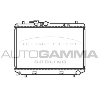 AUTOGAMMA 103913 - Radiateur, refroidissement du moteur