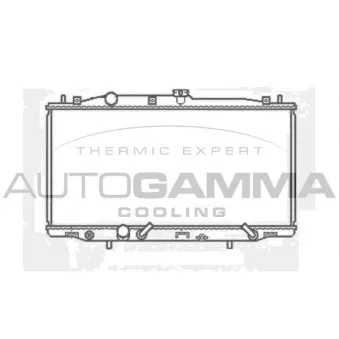 Radiateur, refroidissement du moteur AUTOGAMMA 103926