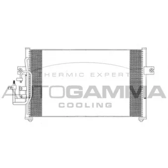 Condenseur, climatisation AUTOGAMMA 103931