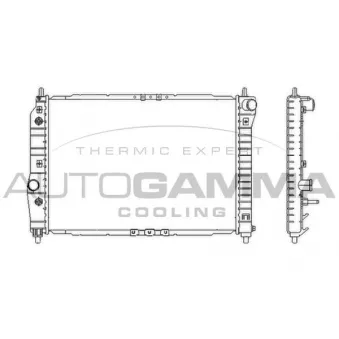 AUTOGAMMA 103951 - Radiateur, refroidissement du moteur