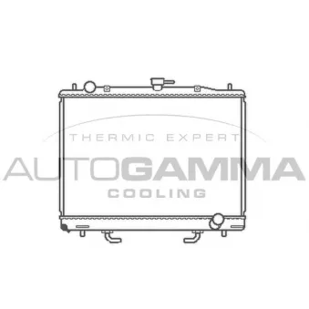 Radiateur, refroidissement du moteur AUTOGAMMA OEM 1350A154