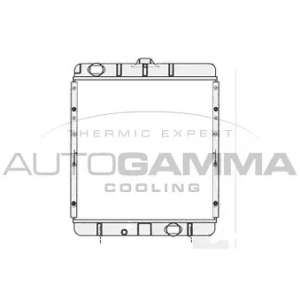 Radiateur, refroidissement du moteur AUTOGAMMA 103965