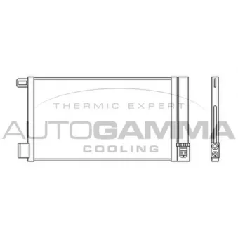 Condenseur, climatisation AUTOGAMMA OEM 13400150