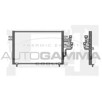 Condenseur, climatisation AUTOGAMMA 104002