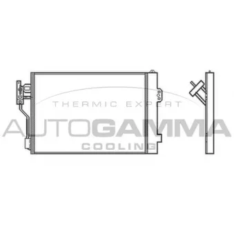 Condenseur, climatisation AUTOGAMMA OEM 6398350070
