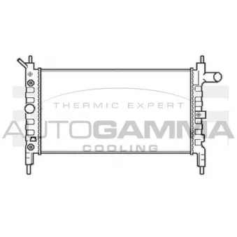 Radiateur, refroidissement du moteur AUTOGAMMA 104006