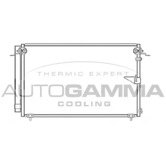 Condenseur, climatisation AUTOGAMMA 104015