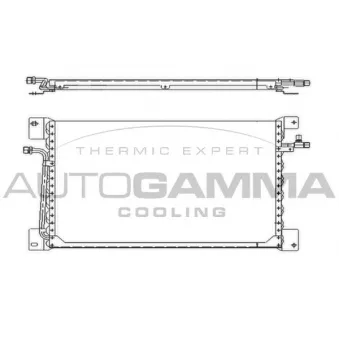 AUTOGAMMA 104019 - Condenseur, climatisation