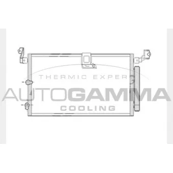 Condenseur, climatisation AUTOGAMMA 104026