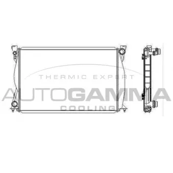 Radiateur, refroidissement du moteur AUTOGAMMA OEM 4F0121251N