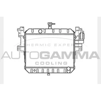 Radiateur, refroidissement du moteur AUTOGAMMA 104039