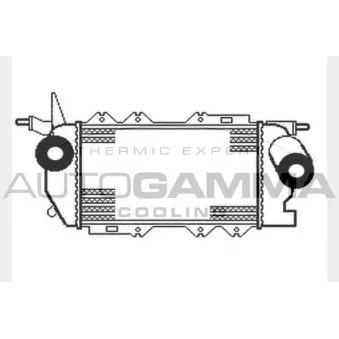 AUTOGAMMA 104045 - Intercooler, échangeur