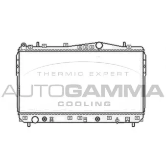 AUTOGAMMA 104056 - Radiateur, refroidissement du moteur