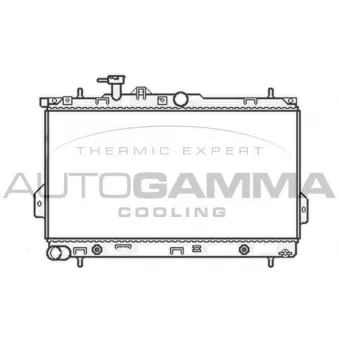 AUTOGAMMA 104067 - Radiateur, refroidissement du moteur