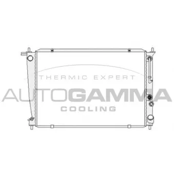 AUTOGAMMA 104072 - Radiateur, refroidissement du moteur