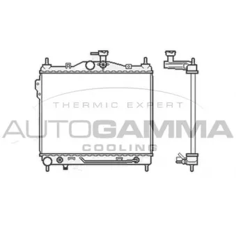 Radiateur, refroidissement du moteur AUTOGAMMA OEM 253101C150