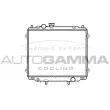 Radiateur, refroidissement du moteur AUTOGAMMA [104078]