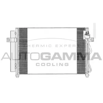 Condenseur, climatisation AUTOGAMMA 104096