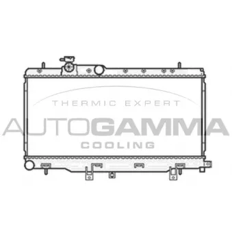 Radiateur, refroidissement du moteur AUTOGAMMA OEM 45111FE100