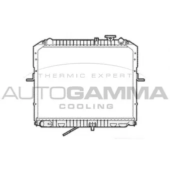 Radiateur, refroidissement du moteur AUTOGAMMA OEM 0K72A15200C