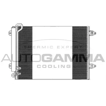 Condenseur, climatisation AUTOGAMMA OEM 3c0820411c