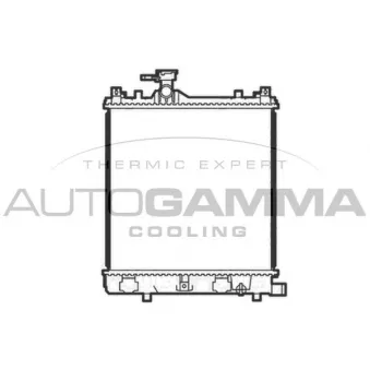 Radiateur, refroidissement du moteur AUTOGAMMA OEM 1770075F00
