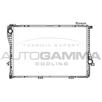Radiateur, refroidissement du moteur AUTOGAMMA OEM 1436061
