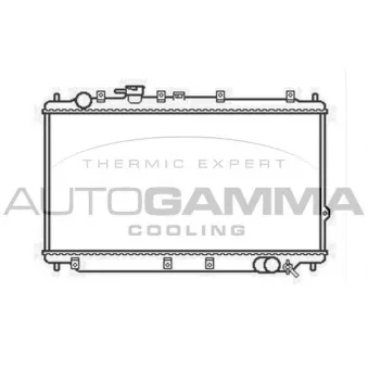 AUTOGAMMA 104146 - Radiateur, refroidissement du moteur