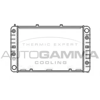 AUTOGAMMA 104185 - Radiateur, refroidissement du moteur