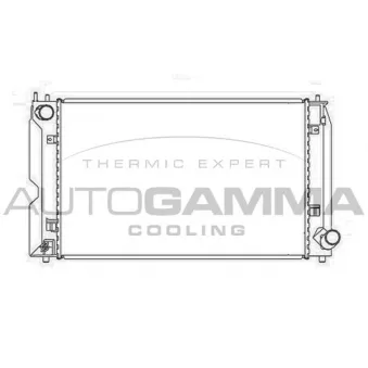 Radiateur, refroidissement du moteur AUTOGAMMA OEM 164000G030