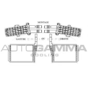 Système de chauffage AUTOGAMMA OEM 6025370900
