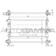 AUTOGAMMA 104254 - Radiateur, refroidissement du moteur