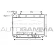 AUTOGAMMA 104263 - Radiateur, refroidissement du moteur