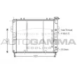 Radiateur, refroidissement du moteur AUTOGAMMA [104271]