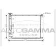 Radiateur, refroidissement du moteur AUTOGAMMA [104284]