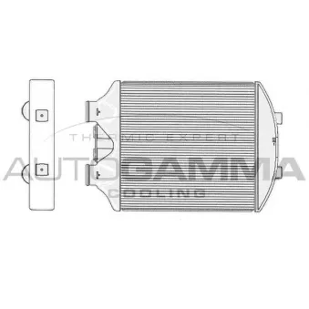 Intercooler, échangeur AUTOGAMMA 104447